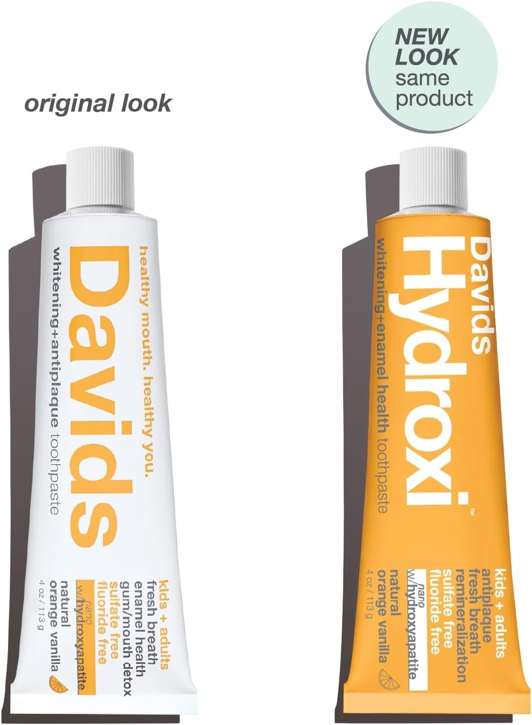 Nano Hydroxyapatite Toothpaste for Enamel Health - Fluoride Free, 4oz