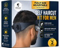 Men and Kids Haircut Guide Kit with Neckline and Fade Line Up Tools