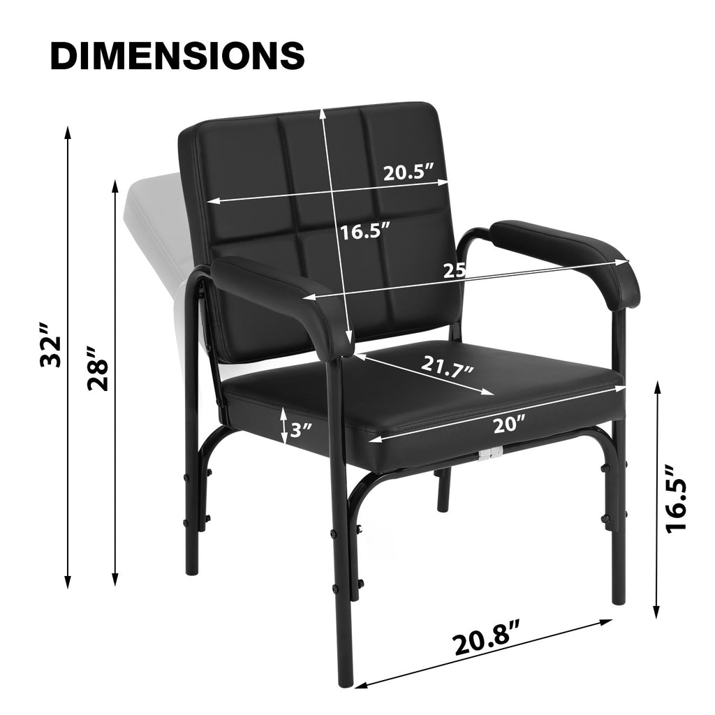 Reclining Barber Shampoo Chair Salon Spa Hair Styling Salon Chair