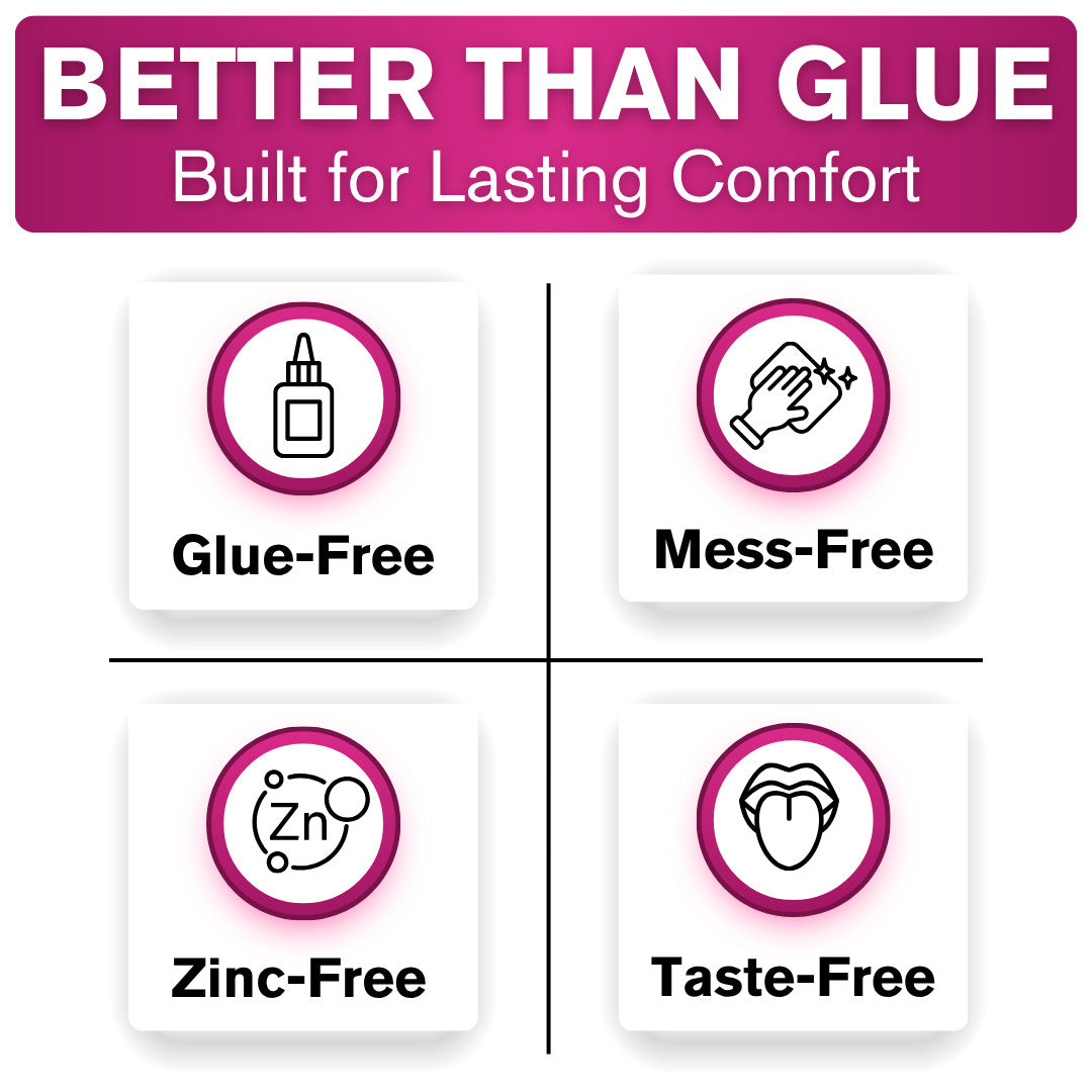 Denture Adhesive Cushion Grip Thermoplastic 1 oz - Secure Loose Dentures