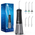 Cordless Oral Water Flosser with 7 Jet Tips & 3 Modes - High Pressure Dental Irrigator