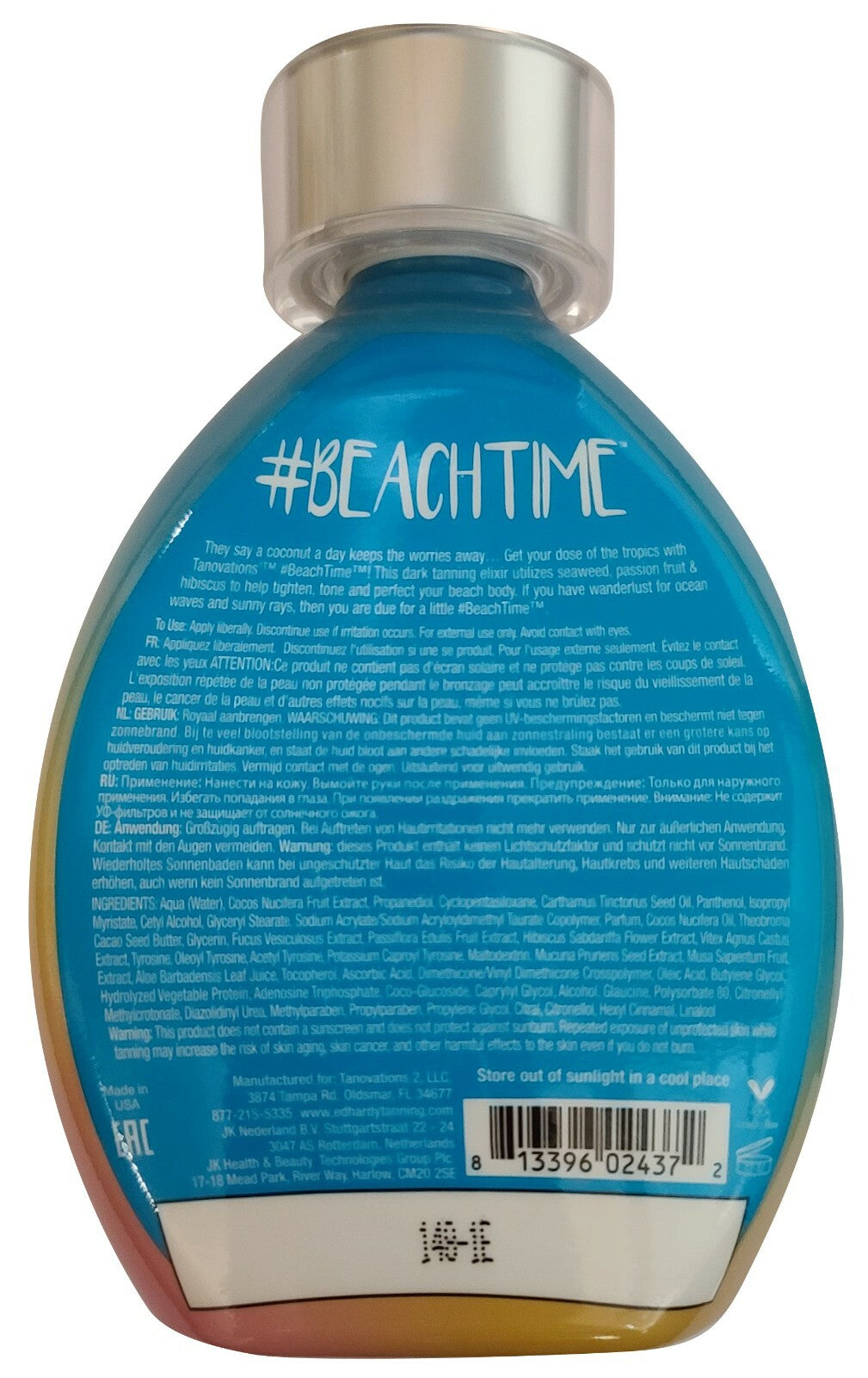Dark Indoor Outdoor Tanning Lotion with Coconut & Seaweed 13.5oz