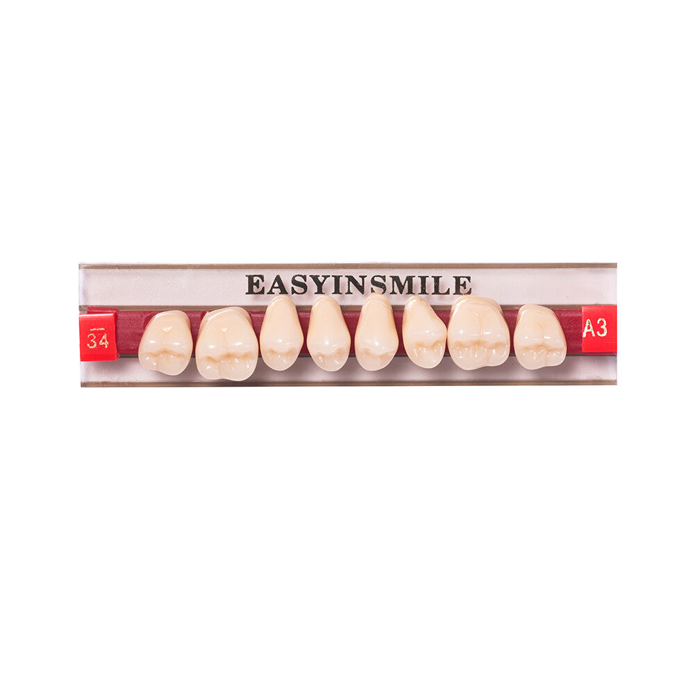 Complete Dental Denture Teeth Set Acrylic Resin Full Upper & Lower A1/A2/A3