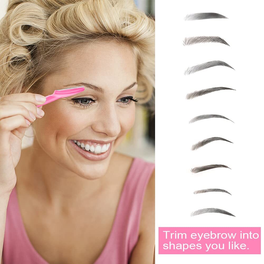 Multipurpose Eyebrow Razors 48 Pcs Facial Hair Removers & Trimmers Set