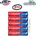 Colgate Anticavity Fluoride Toothpaste 8oz - Pack of 5, Fresh Mint Flavor
