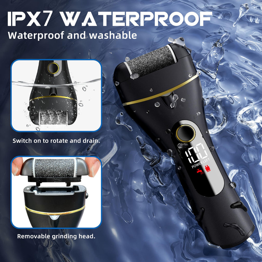 Electric Foot Callus Remover Kit 16-in-1 Rechargeable Pedicure Tool for Dead Skin