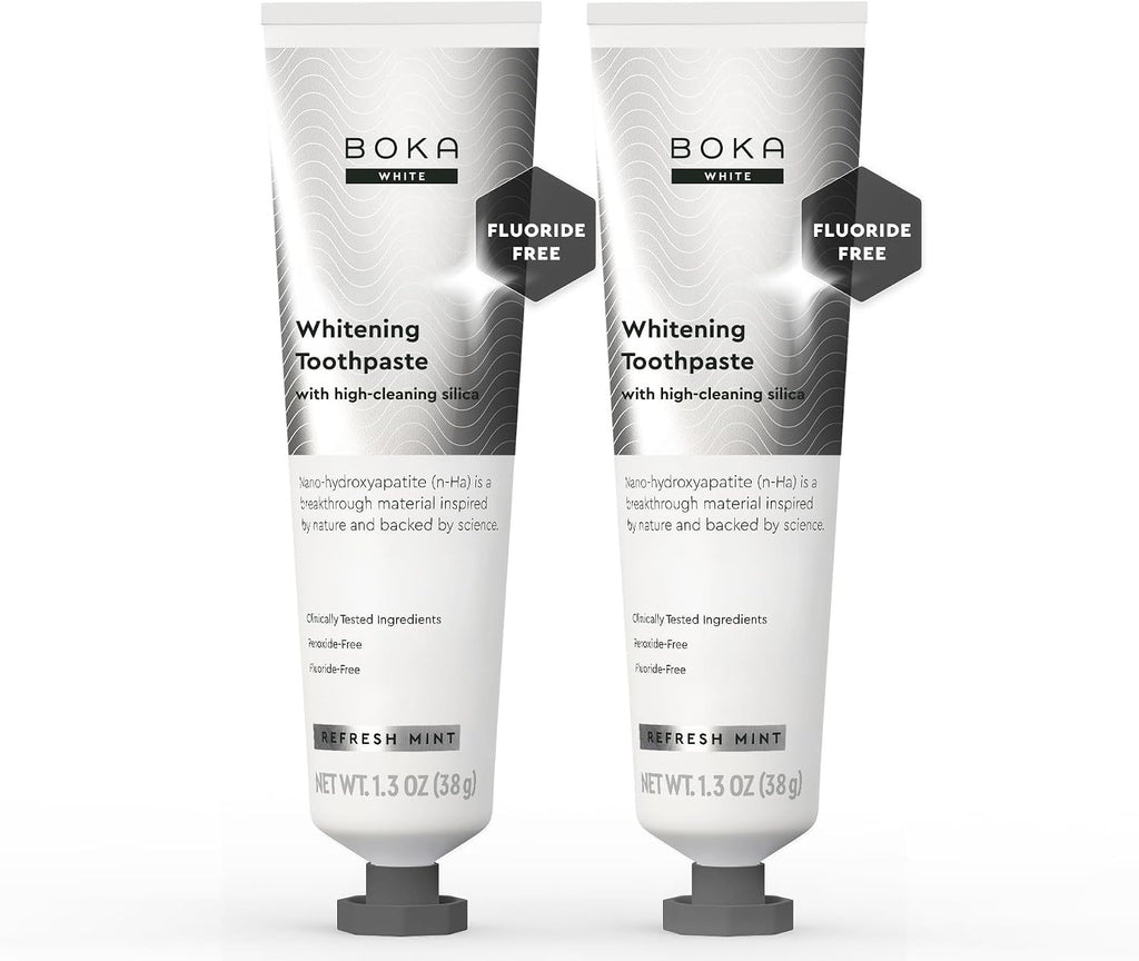Nano Hydroxyapatite Fluoride-Free Toothpaste 2 Pack - Enamel & Whitening