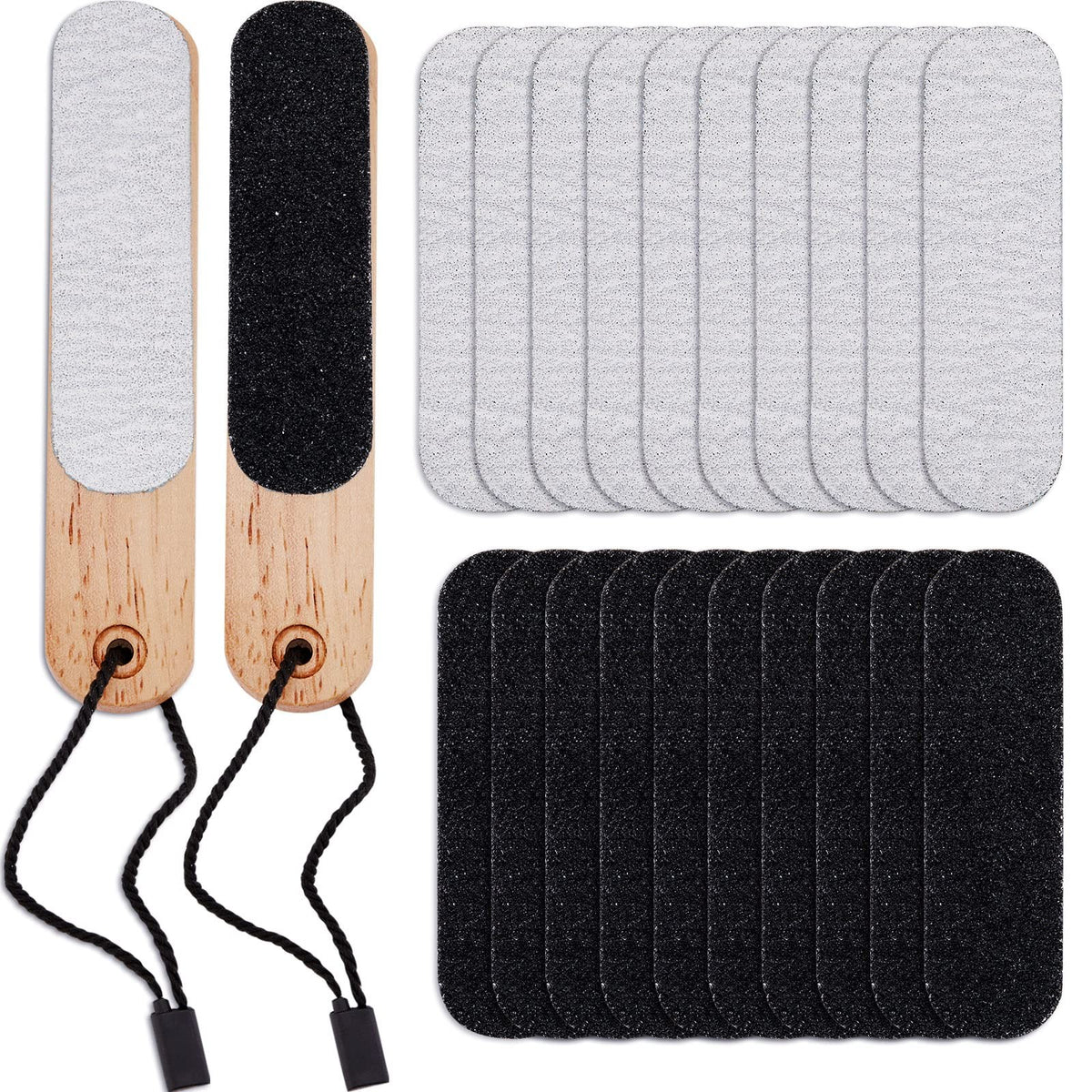 Double Sided Foot Callus Remover & Nail File Set for Climbing & Personal Care