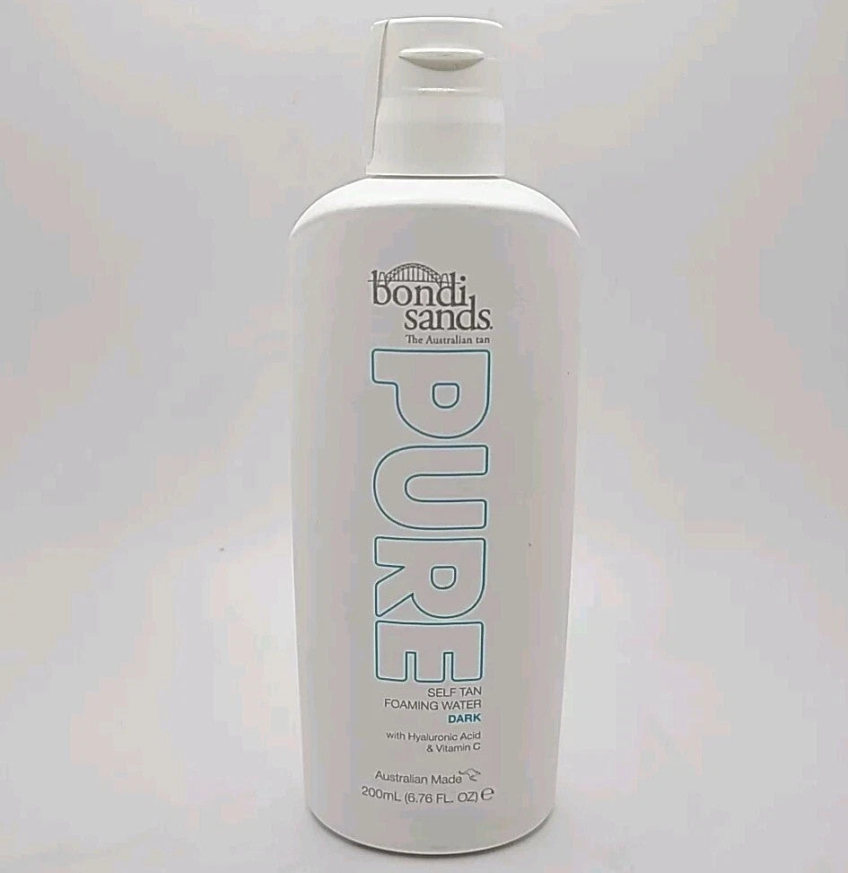 Self Tan Foam Water Dark - Bondi Sands Pure Self Tanning Spray, 6.76 fl oz