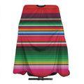 Colorful Mexican Stripes Barber Cape - Professional Haircut Apron for Salon & Home