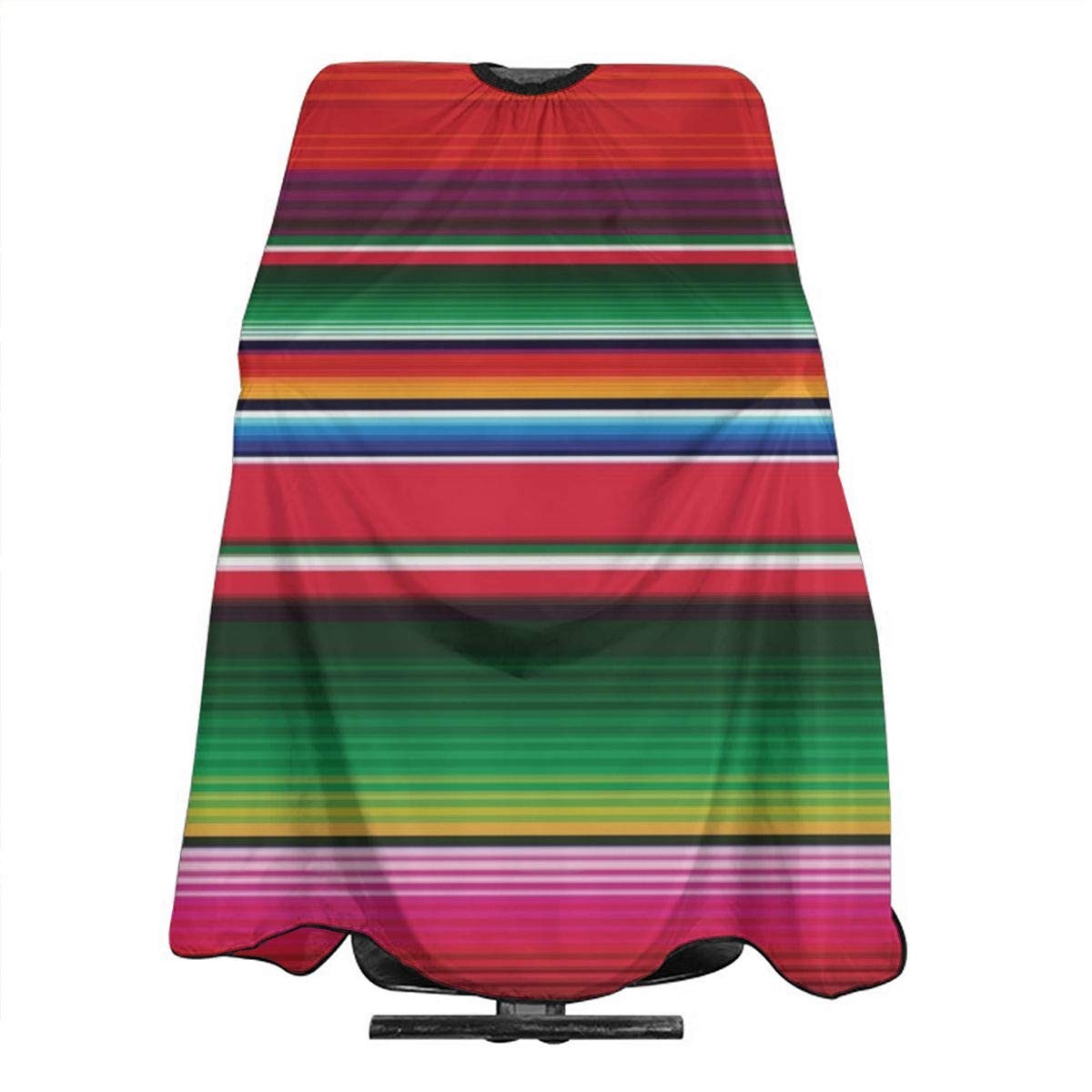 Colorful Mexican Stripes Barber Cape - Professional Haircut Apron for Salon & Home