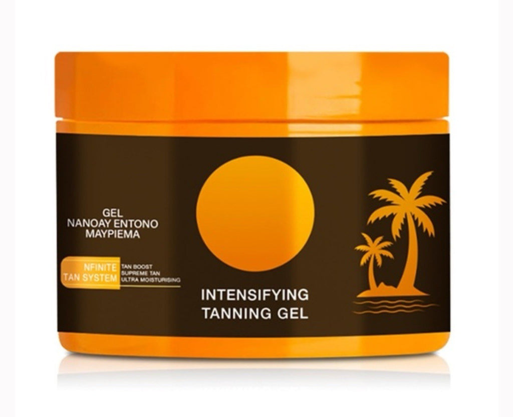 Intensive Tanning Gel with Coconut Oil & Vitamin E - 2 Pack Natural Accelerator Cream