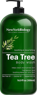 Tea Tree Body Wash for Men & Women - Moisturizing & Soothing 16.9 fl oz