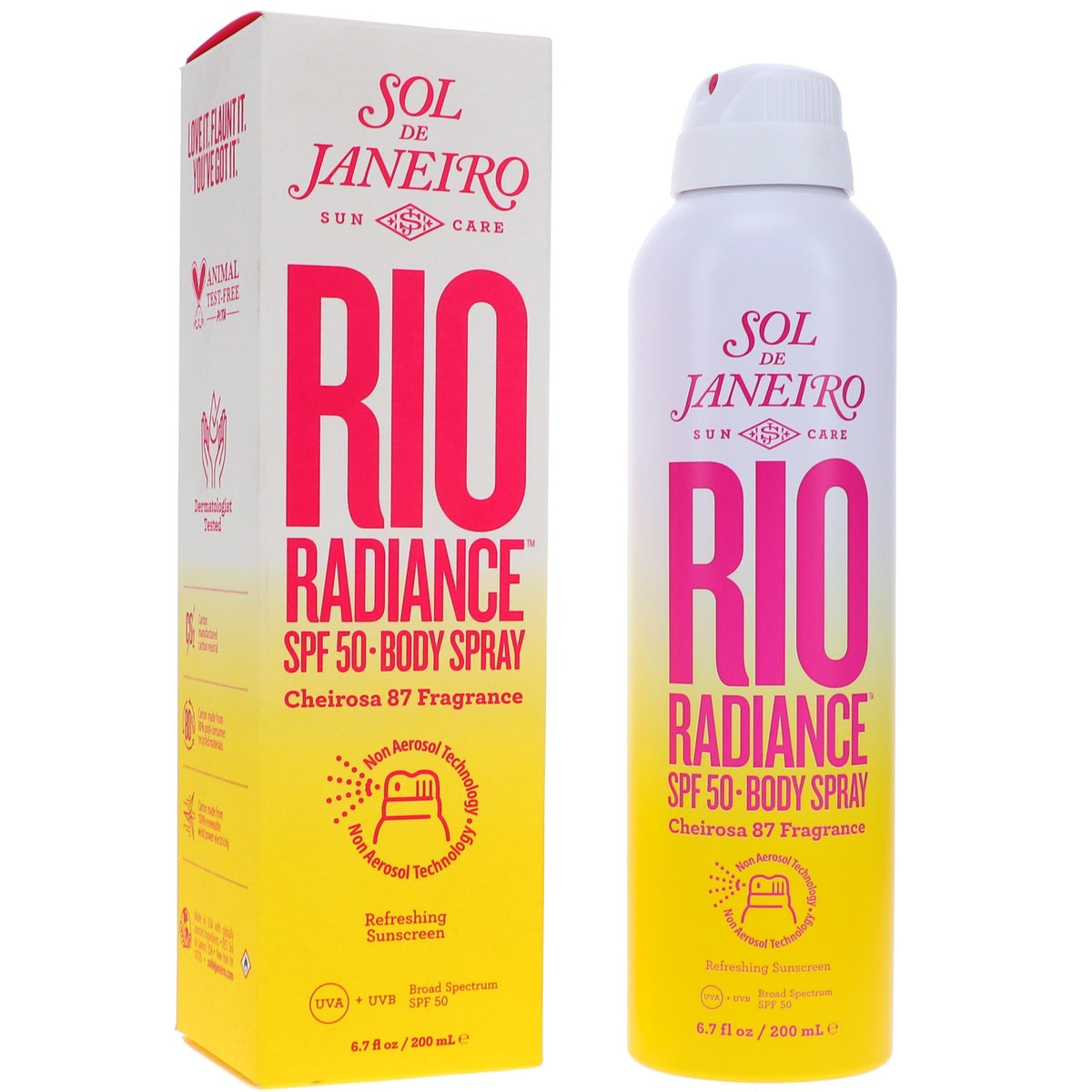 Sol de Janeiro Rio Radiance SPF 50 Body Spray 6.7 oz - Sun Protection Lotion