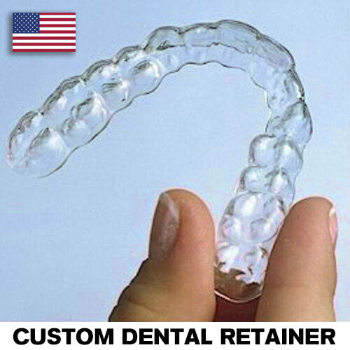 Custom Fitted Dental Retainer - Clear Orthodontic Mouthguard Made in USA