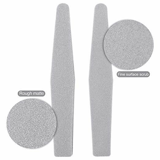 10-Pack Double-Sided Nail Files 100/180 Grit Emery Boards Professional