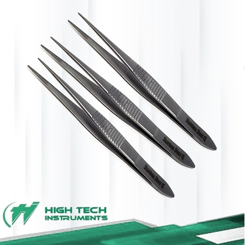 3 Pcs Precision Eyelash Extension Tweezers Stainless Steel Beauty Tool