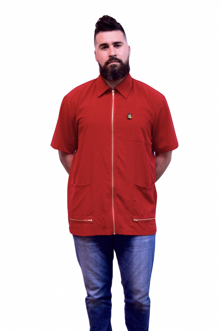 Professional Barber Jacket for Men - Durable, Water & Hair Resistant Smock