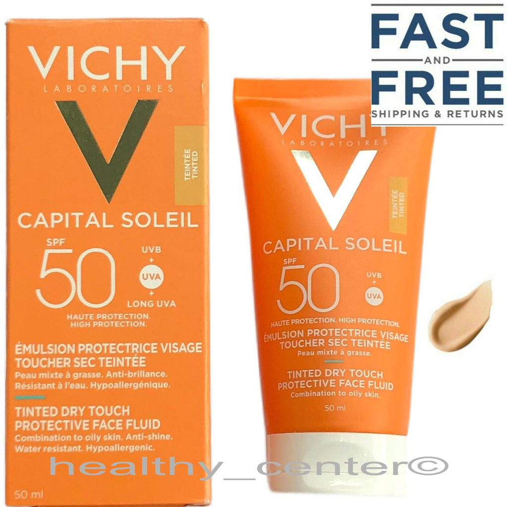 BB Tinted Mattifying Sunscreen SPF50 Face Fluid - Dry Touch, 50ml