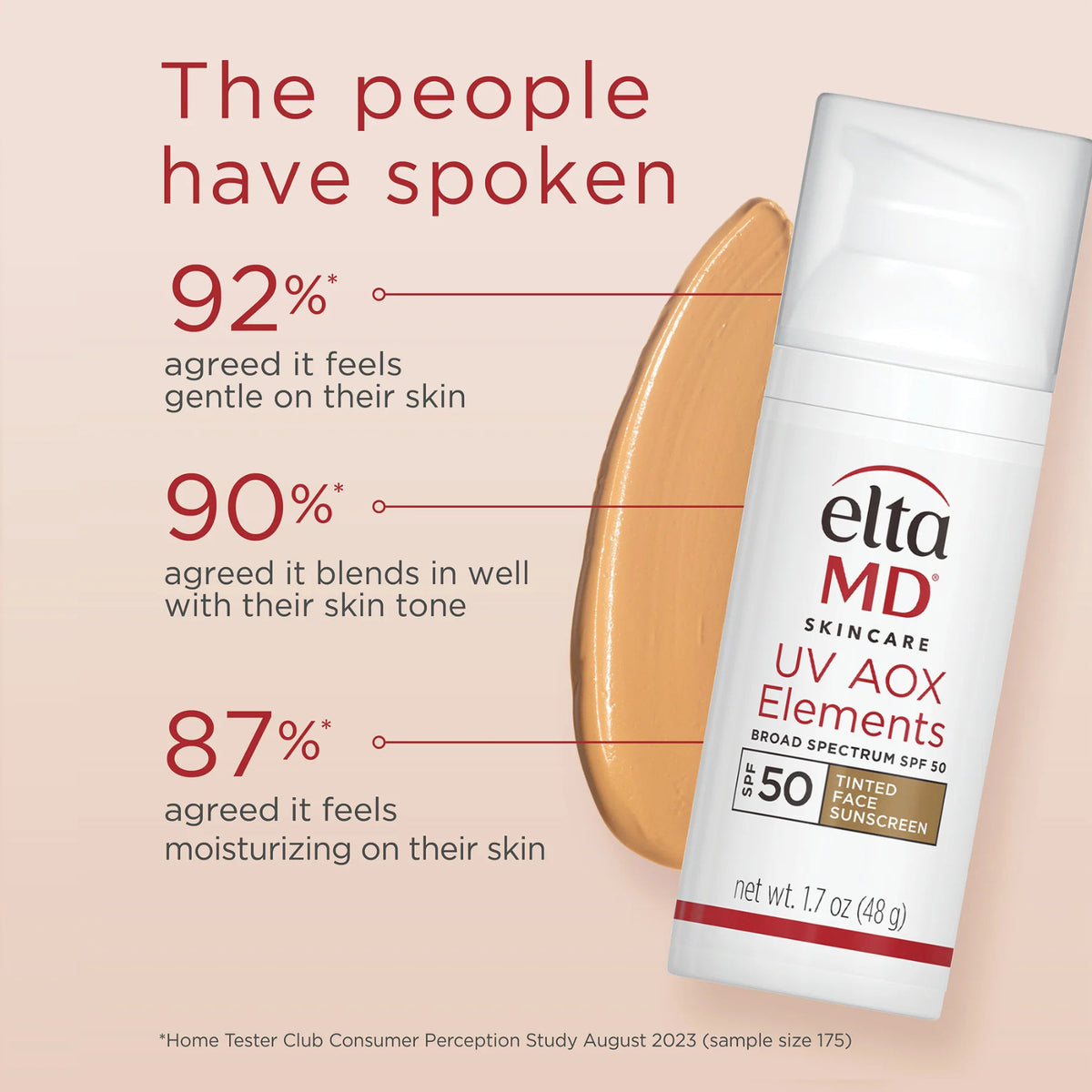 Elta MD UV AOX Elements Tinted SPF 50 Mineral Sunscreen 1.7oz - Broad Spectrum Hydrating