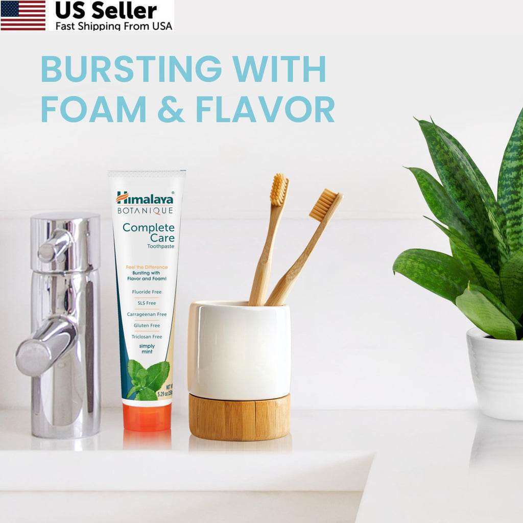 Herbal Toothpaste with Neem & Pomegranate - Fluoride-Free, 5.29oz
