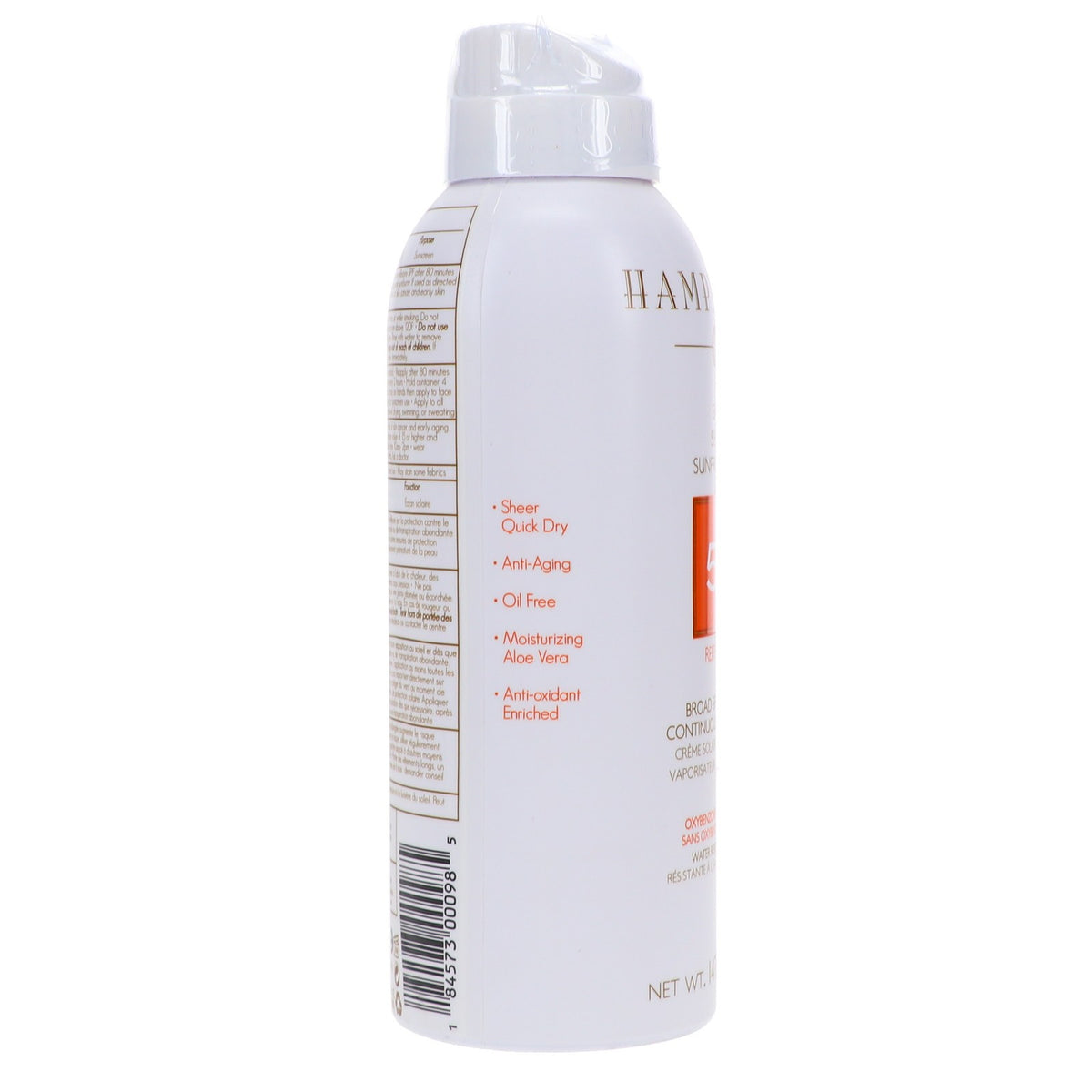 SPF 50 Continuous Sun Mist - Light, Non-Greasy Sunscreen with Vitamin E