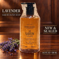 Liquid Hand Soap with Lavender & Shea Butter - 16.9 oz Refillable Pump Dispenser