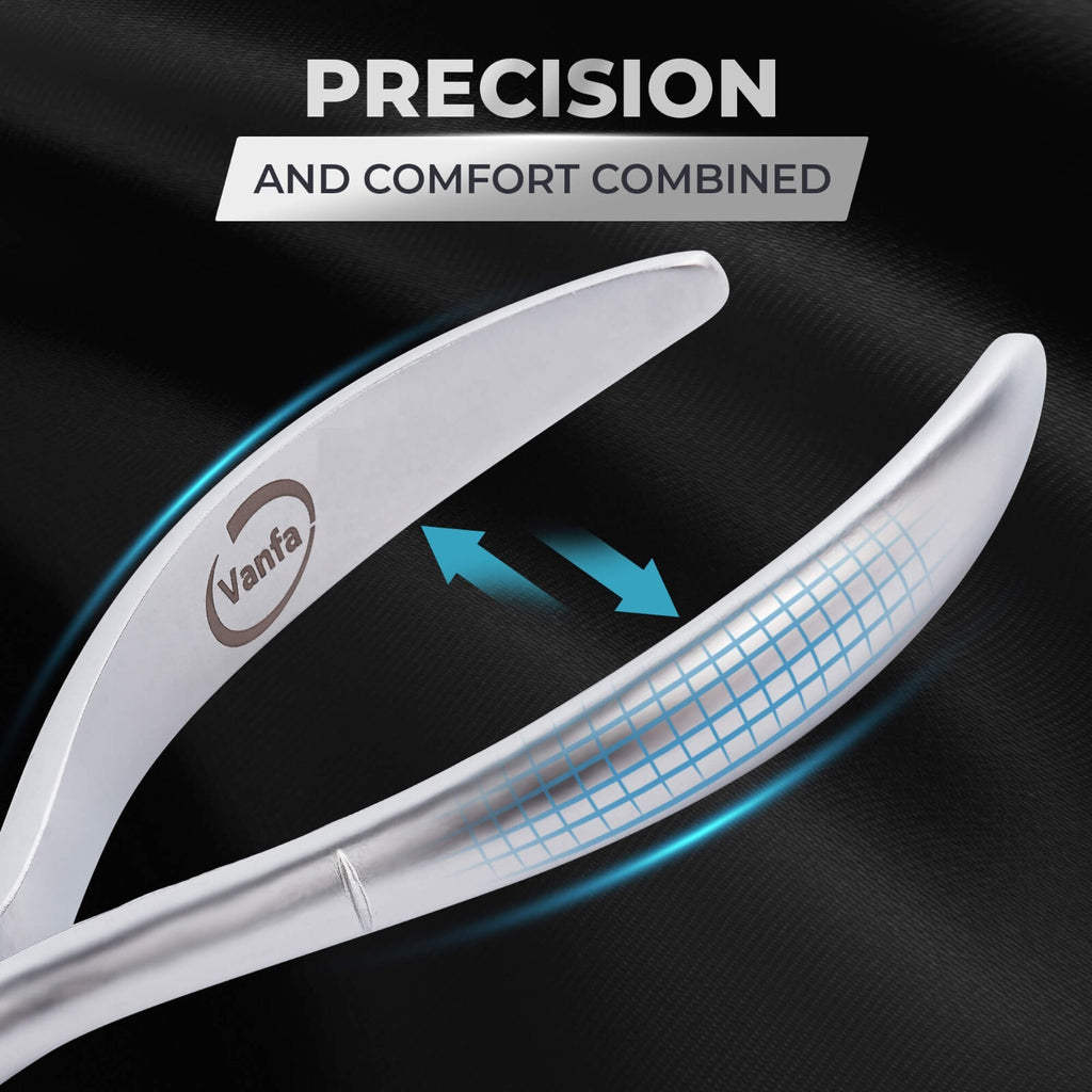 Vanfa Stainless Steel Round Head Cuticle Nippers VF04 - Nail Care Tool
