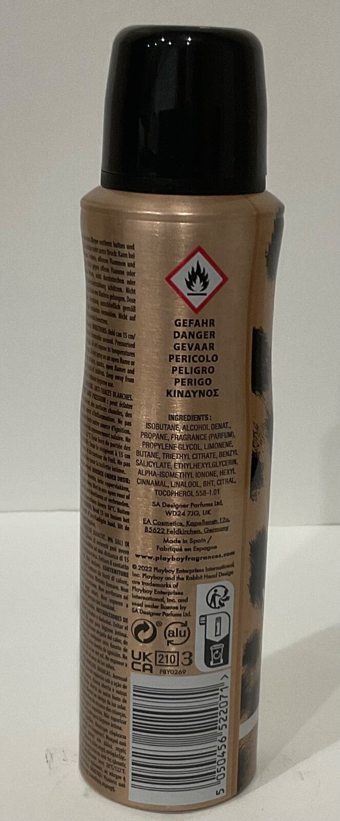Women’s 24H Deodorant Spray - Playboy PLAY IT WILD for Her 5oz / 150ml, 6 Pack