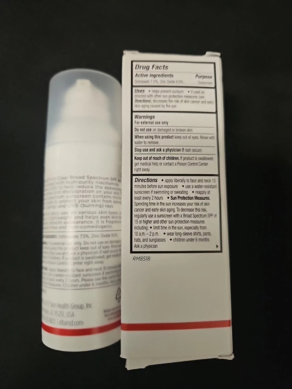 Broad-Spectrum SPF 46 UV Clear Facial Sunscreen - 1.7 oz, New