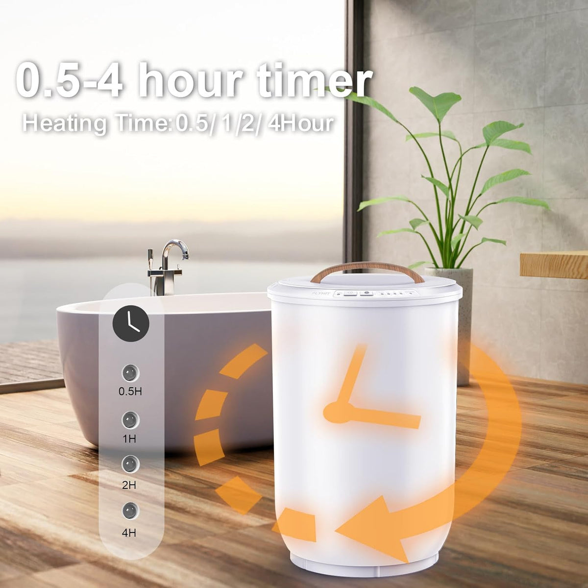 20L Towle Warmer Bucket 450W Fast Heating Spa Safe Timer Home Use