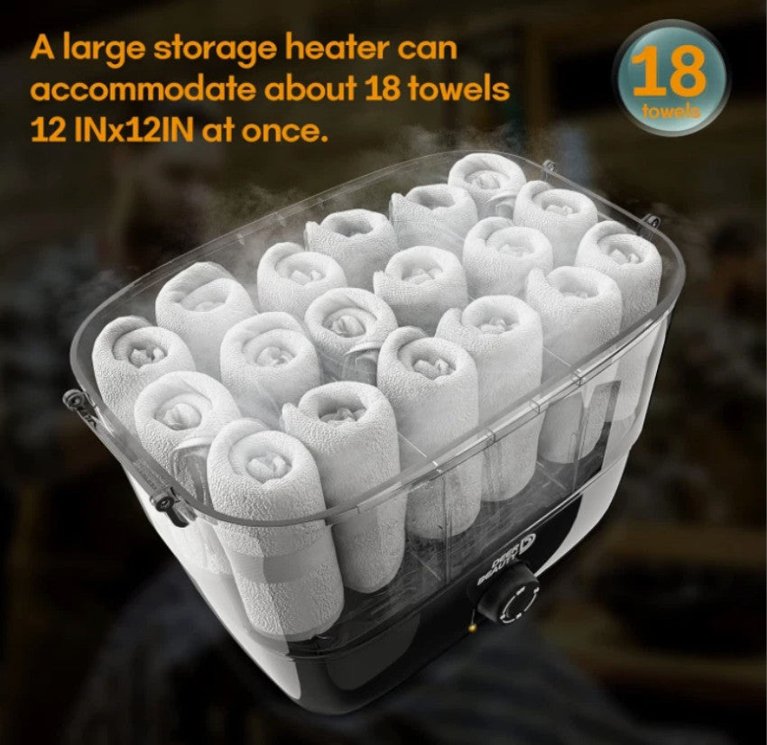 Portable Heated Towel Warmer for Spa Facial Treatments and Salons
