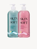 Lot of 2 Avon Skin So Soft Shower Gels - Original & Soft Sensual 33oz