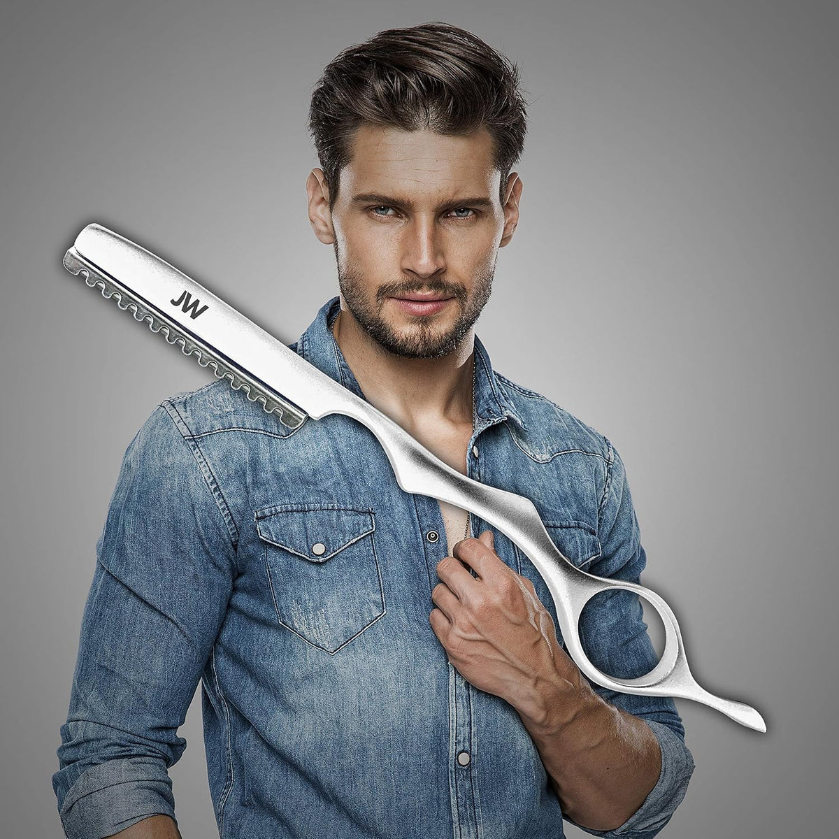 Professional Hair Thinning Texturizing Razor with 5 Blades - Hair Styling Tool