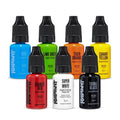 Tattoo Ink Set - 7 Color Primary 1/2 oz Bottles
