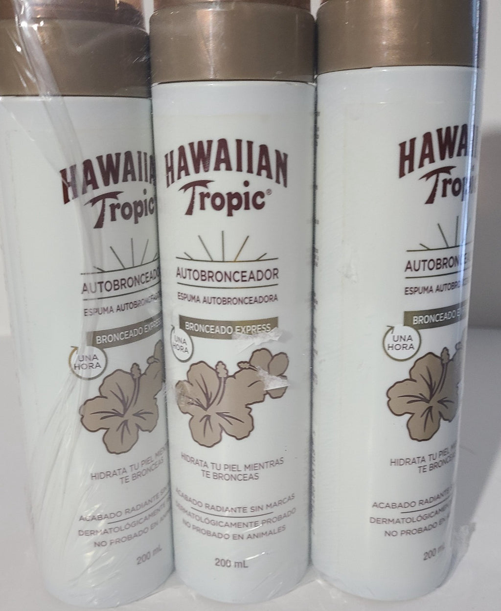 Self-Tanning Lotion Set - Hawaiian Tropic Autobronze 200ml x 3