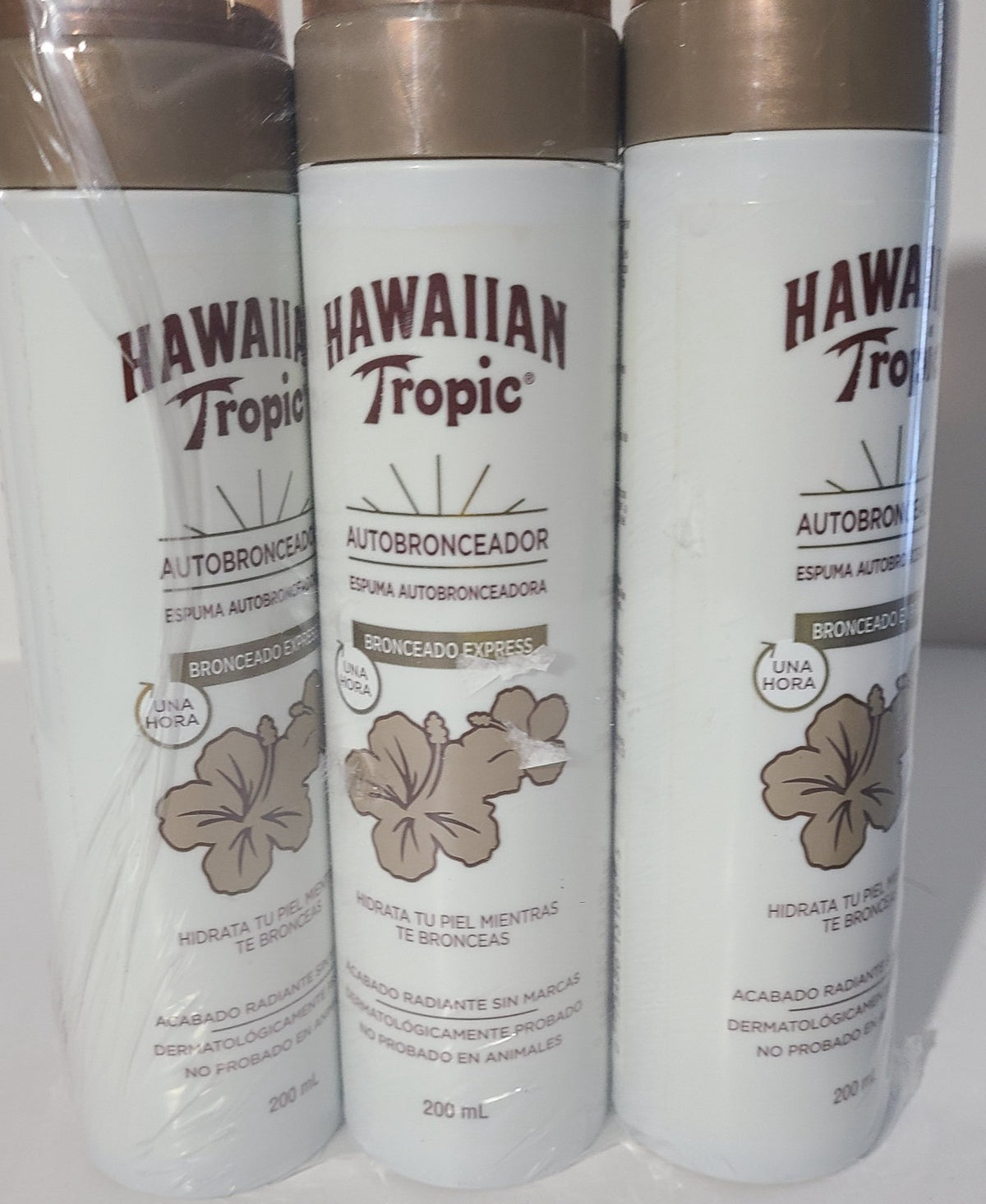 Self-Tanning Lotion Set - Hawaiian Tropic Autobronze 200ml x 3
