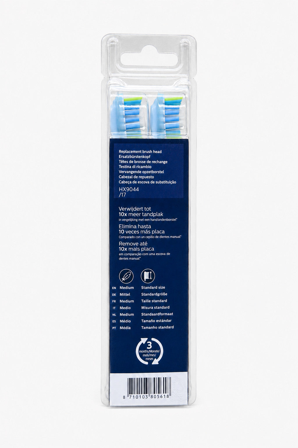 8 Pack Medium Replacement Toothbrush Heads for Sonicare Electric Toothbrushes