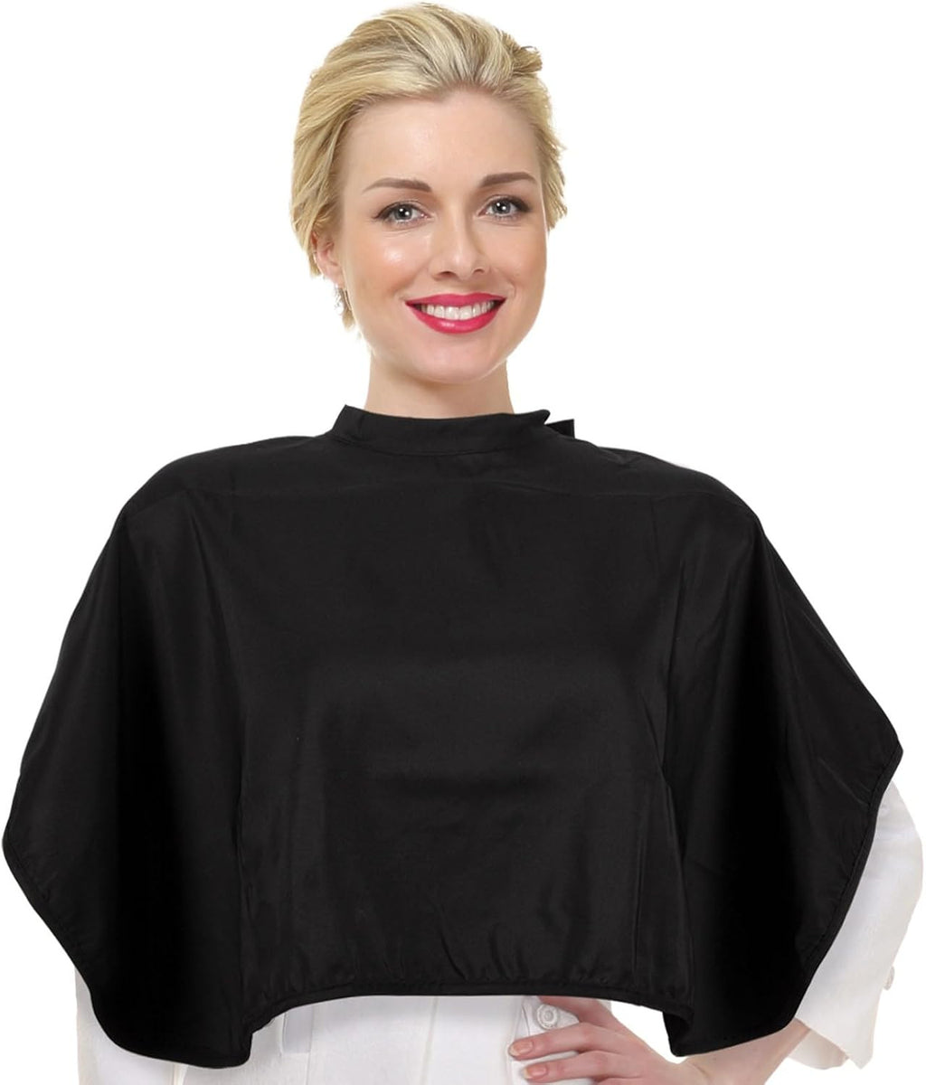 Water-Resistant Makeup Cape - Professional Mid-Length Beauty Cover
