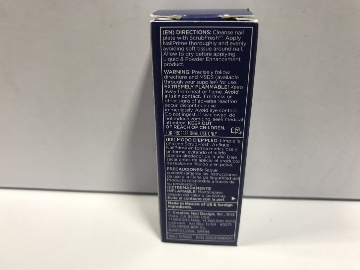 Acid-Free Nail Primer - 0.5 fl oz Nail Bonding Agent for Natural & Enhancement Nails