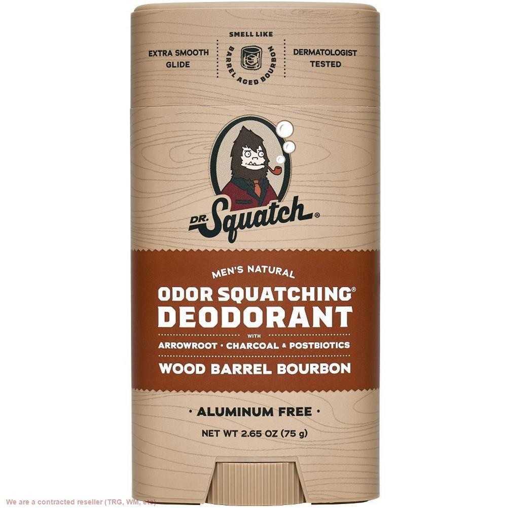 Natural Men's Deodorant Wood Barrel Bourbon 2.65oz - Aluminum-Free