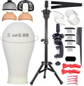 22 Inch Wig Mannequin Head for Wigs Styling Practice & Display