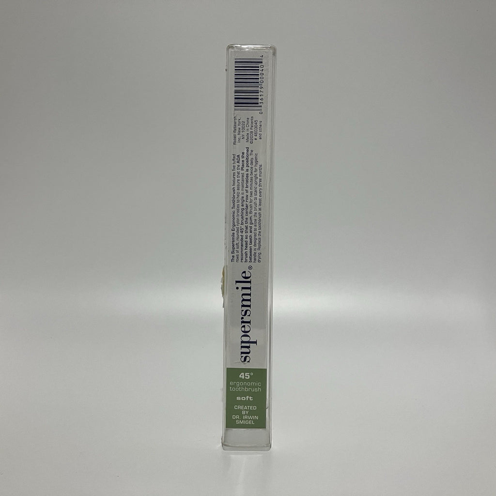 Bulk Pack of 25 Soft Crystal Clear Ergonomic Toothbrushes - 45° Angle