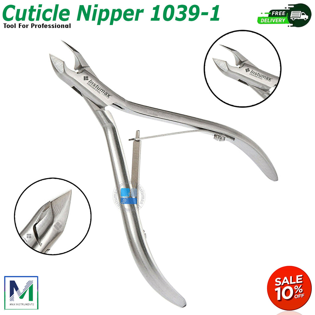 Professional Stainless Steel Manicure Cuticle Nipper Set for Nail Care