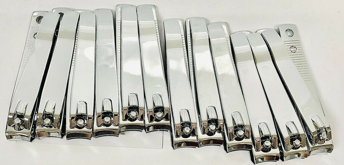 12 Steel Toenail Clippers 3.25 Inches No Files Detention Center Style