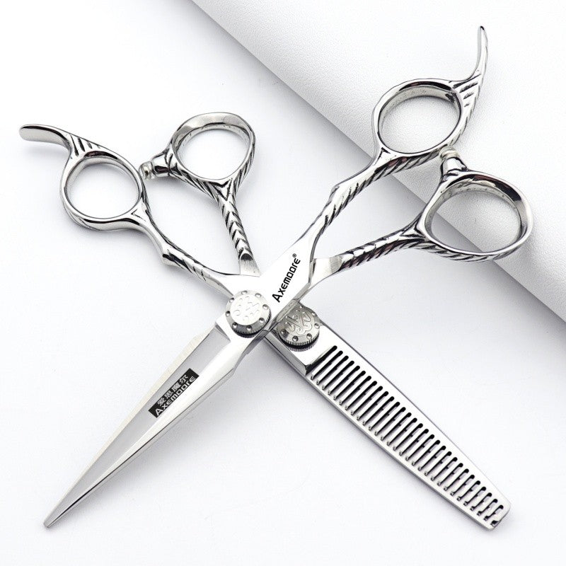 Professional Hairdressing Scissors Set for Barber and Salon Use - Sharp Steel, 6 Inch