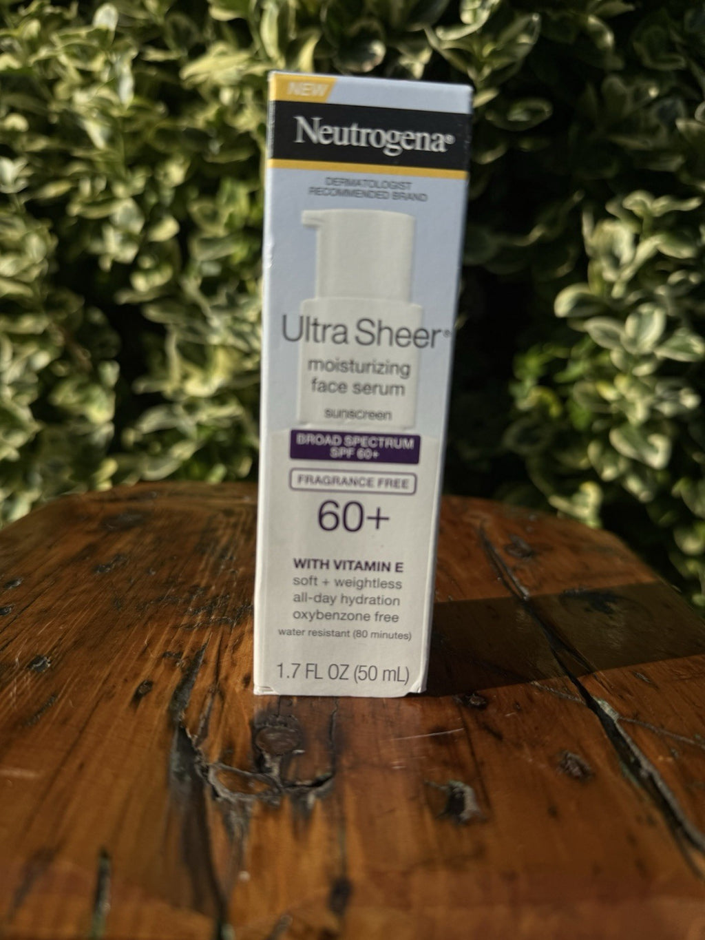 SPF 60 Face Serum Lotion Moisturizer - Broad Spectrum Sun Protection 1.7oz