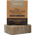Sandalwood Handmade Cold Process Bar Soap - Large 5.5-6 oz Natural Skincare