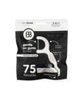 Gentle Mint Charcoal Dental Floss Picks & Tongue Cleaner 75ct