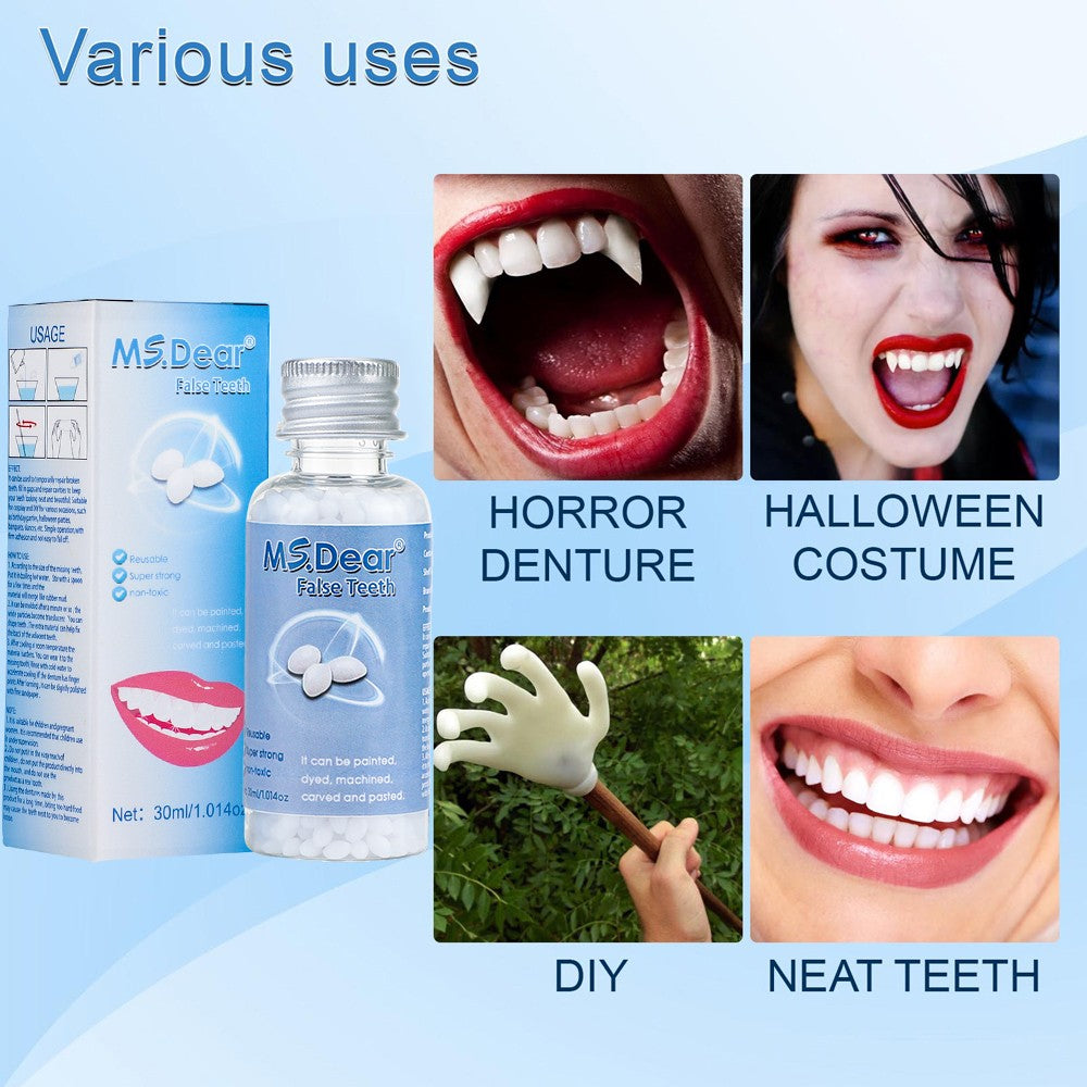 Reusable Moldable Teeth Repair Kit for Broken Gaps and Filling